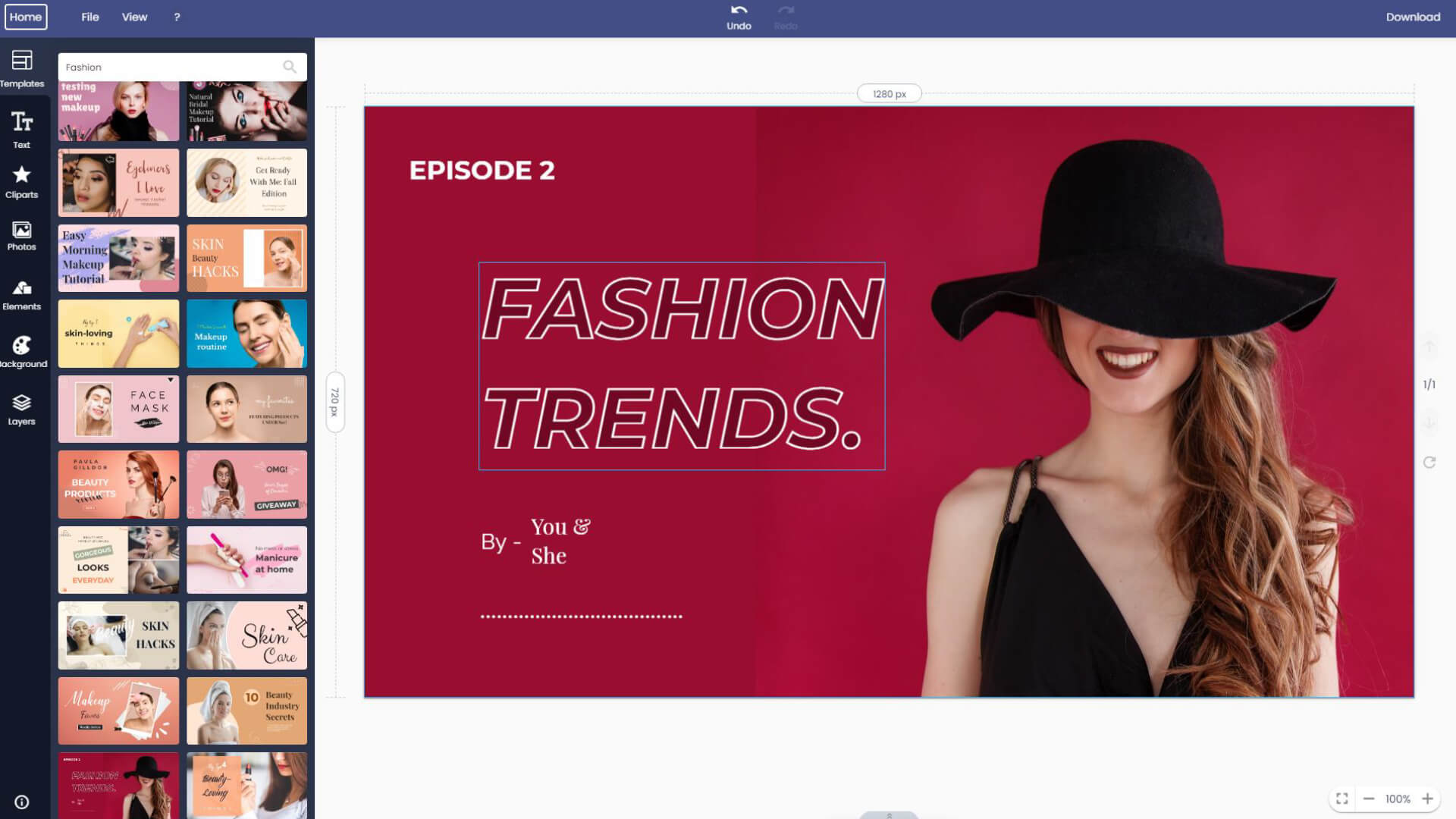 fashion Youtube Thumbnail